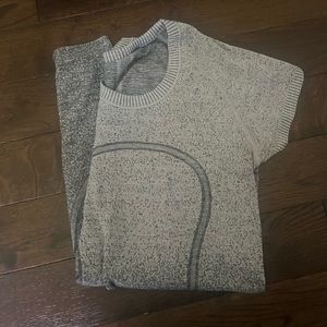 Grey lululemon shirt